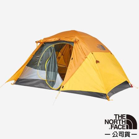 【美國 The North Face】新款 STORMBREAK 3 鋁合金防水3人登山帳篷/52VJ-3QM 黃✿30E010